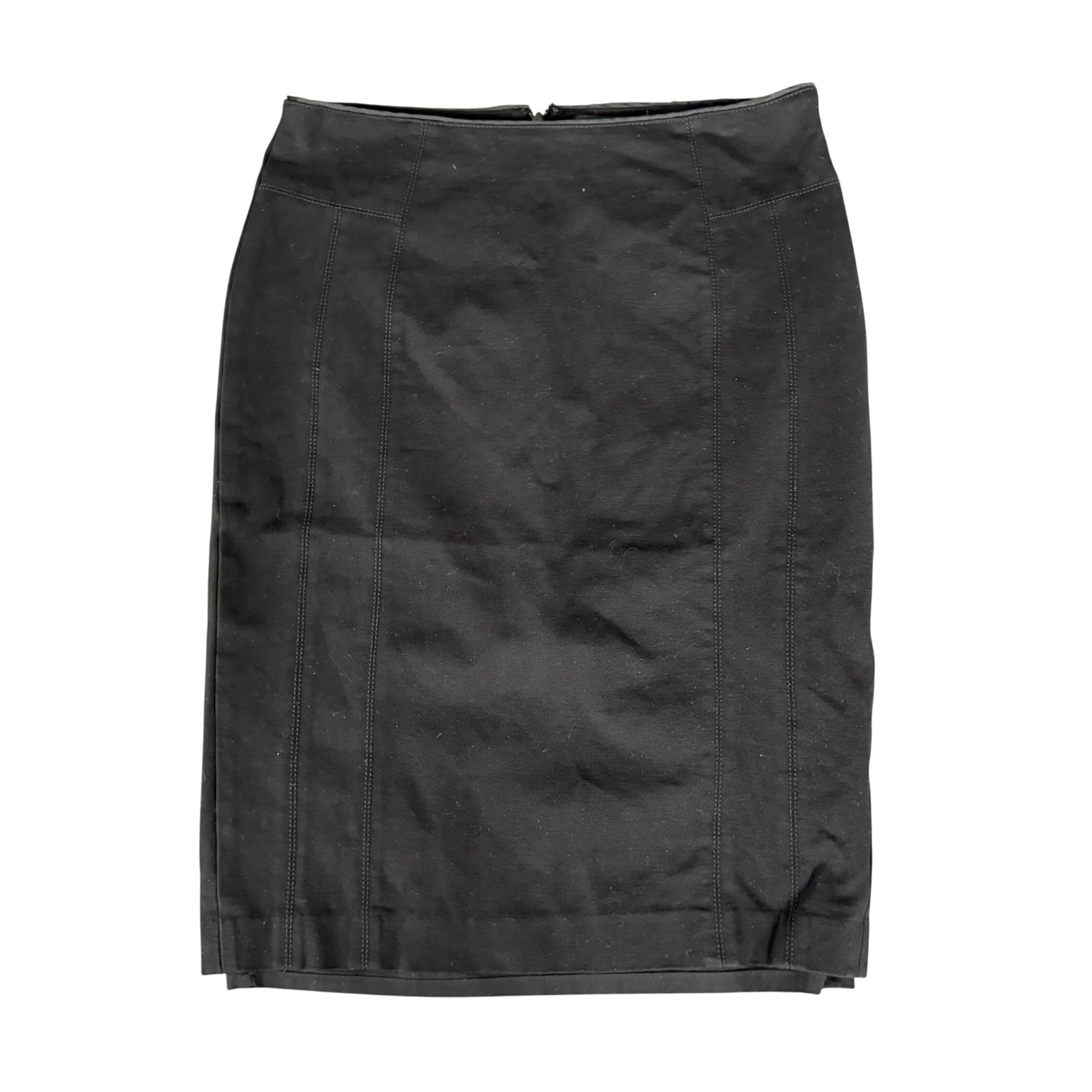 White House Black Market Pencil Skirt Womens 10 Black Classic Workwear Office